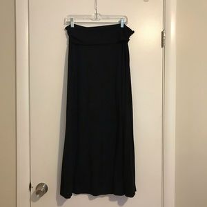 Fold over maxi skirt